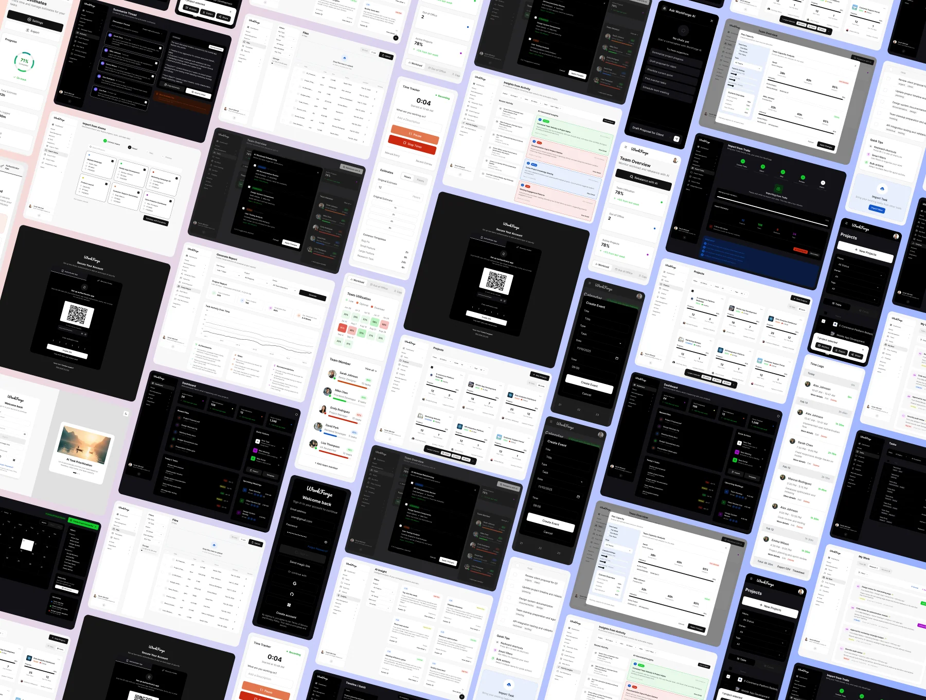 WorkForge – SaaS Dashboard & Productivity UI Kit (Web & Mobile) 4