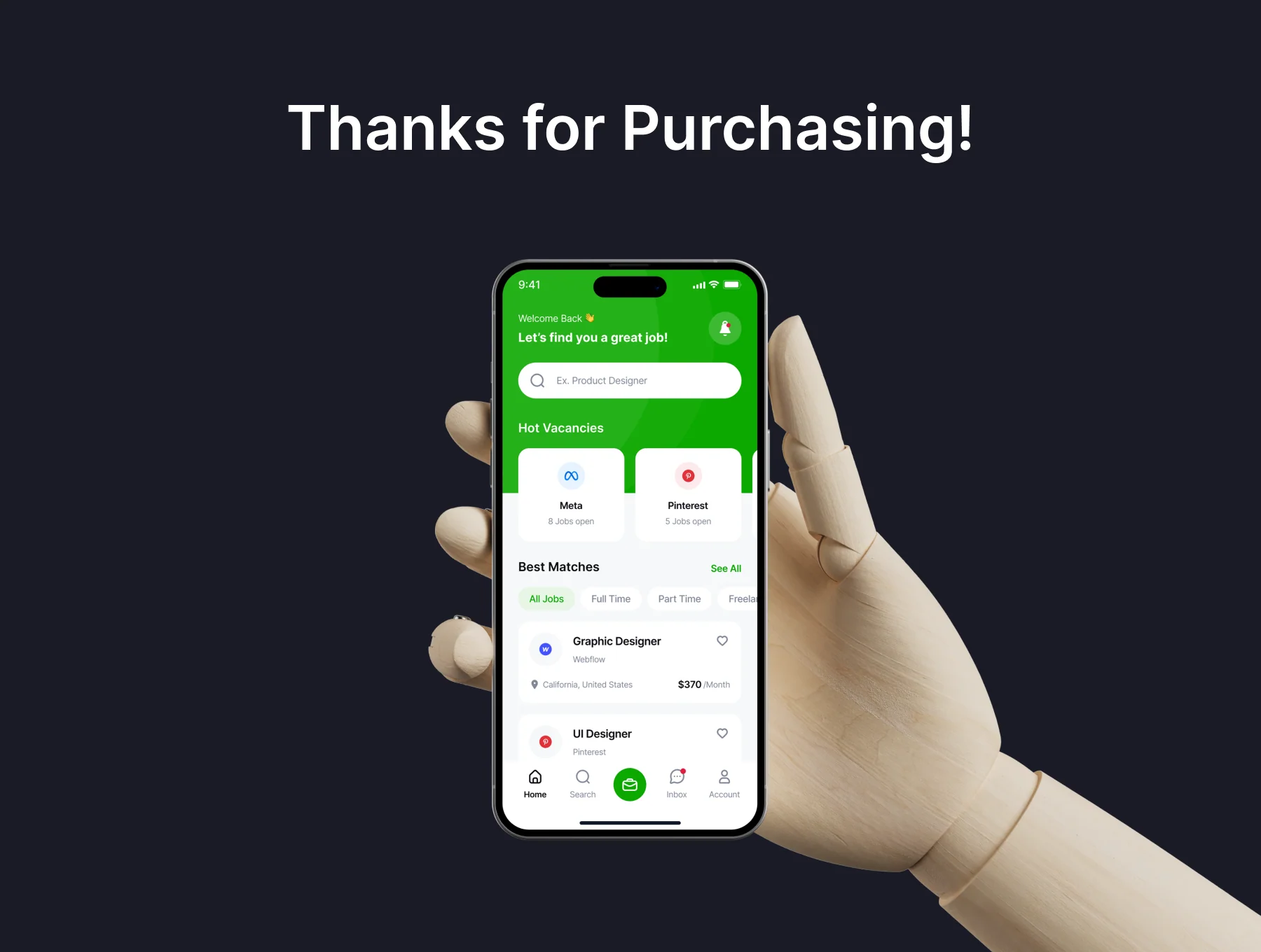 Workhive - AI Job Finder App UI Kit 8