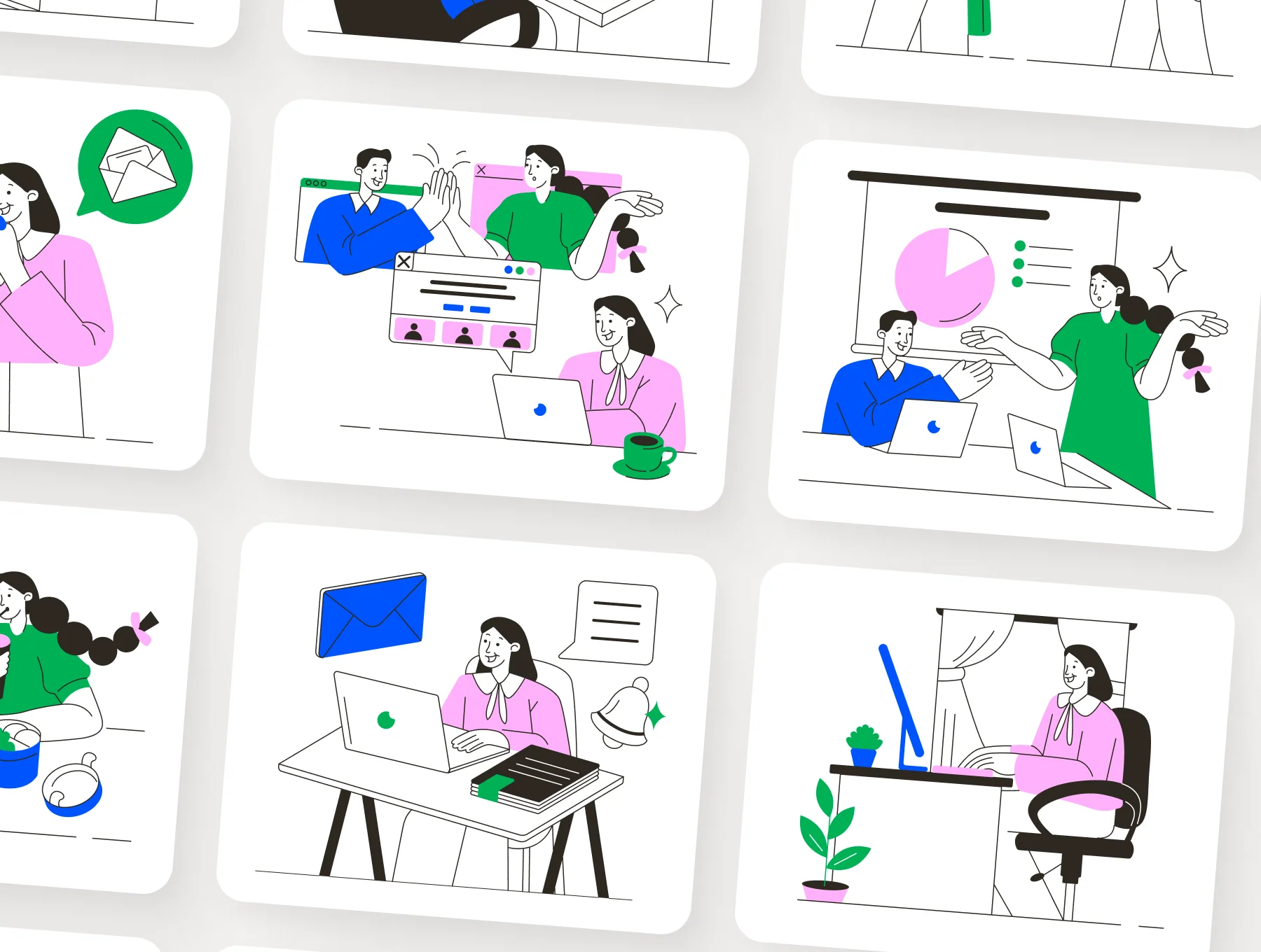 Working Culture Illustration KIT 3
