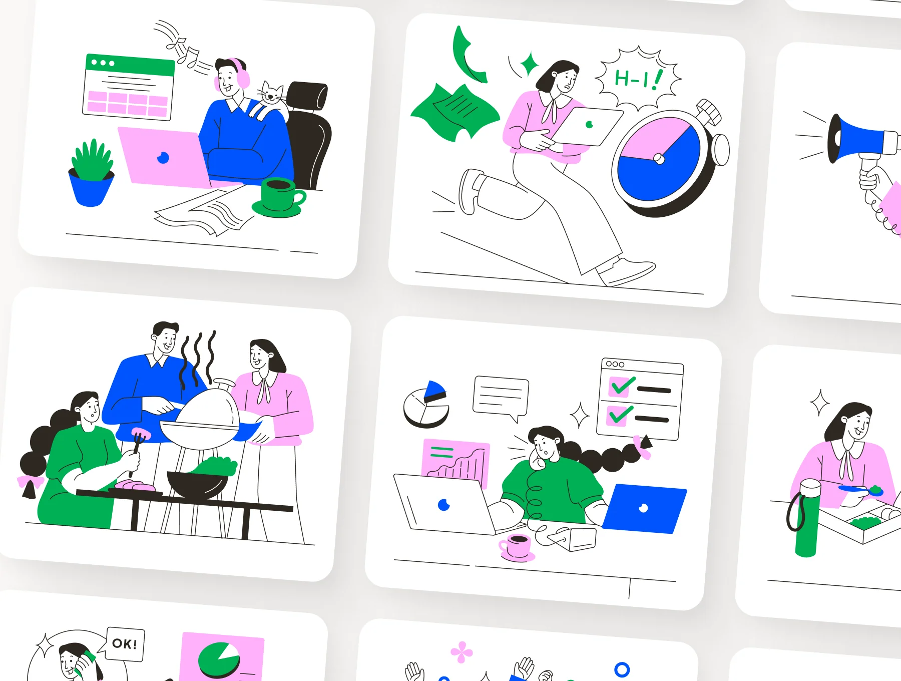 Working Culture Illustration KIT 4