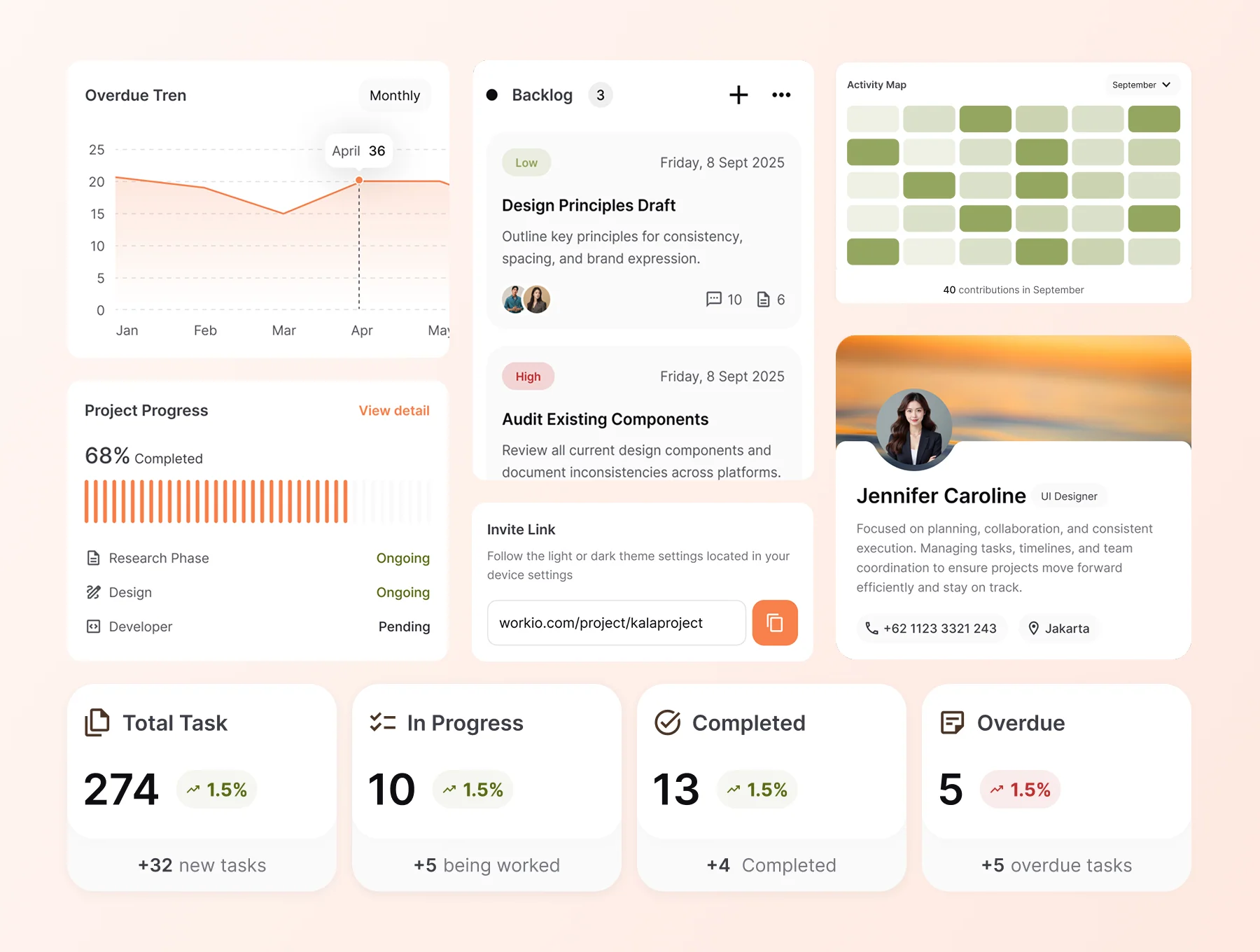 Workio - SAAS Project Management App 8