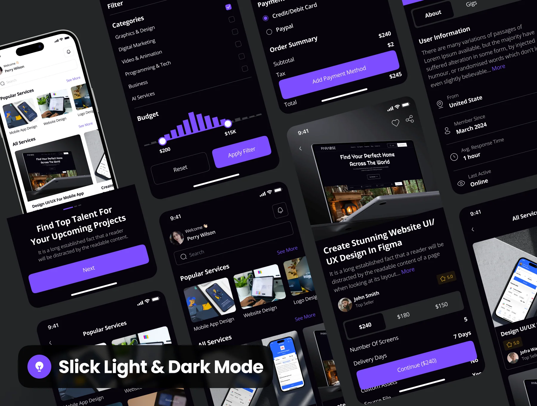Workly - Freelancer App UI Kit 4