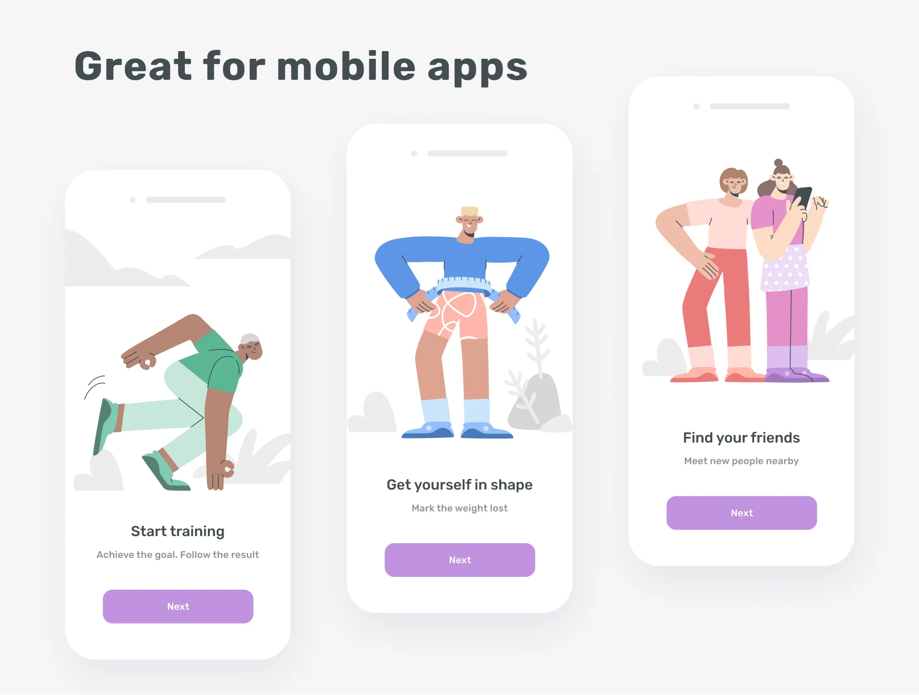 Workout illustration pack 3