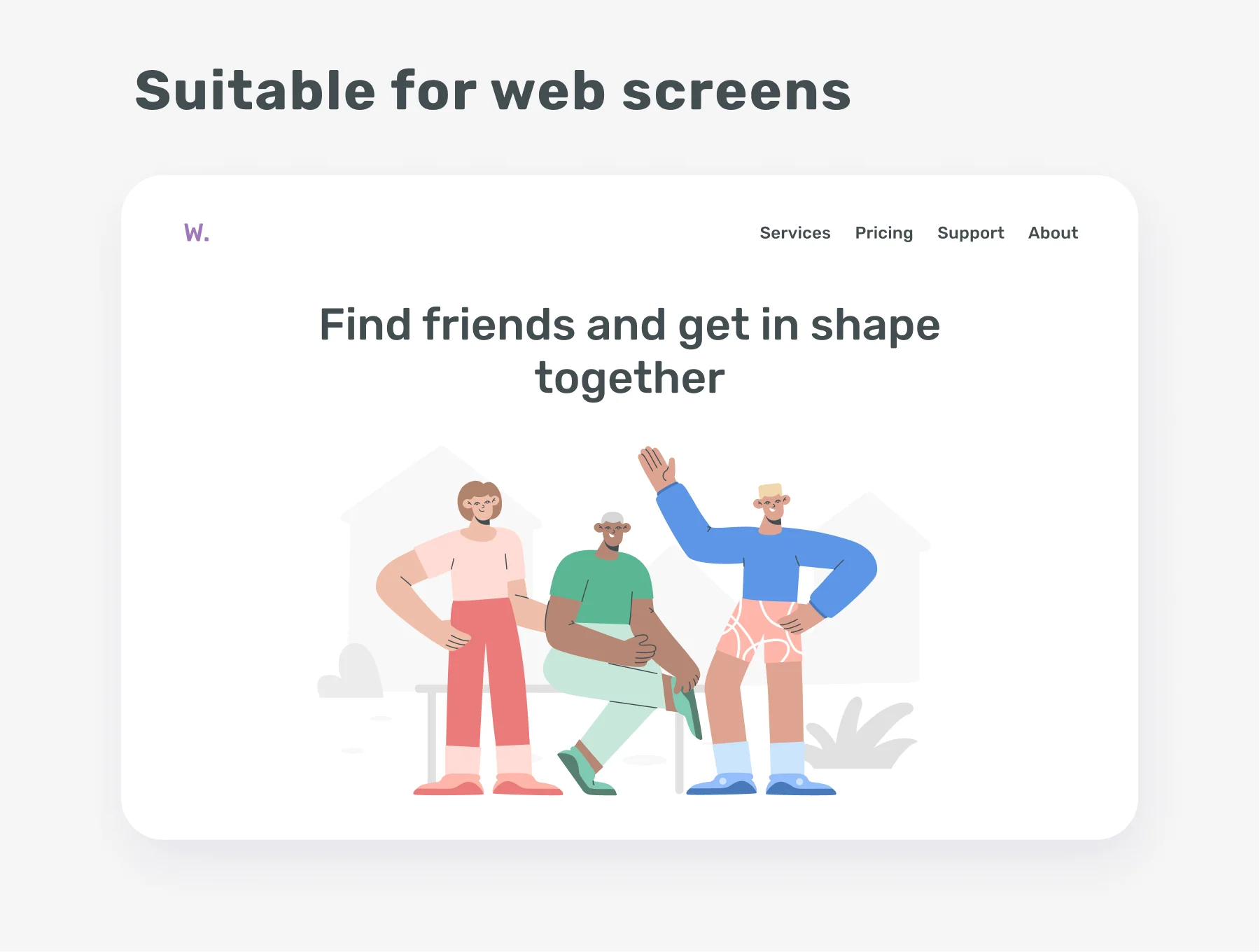 Workout illustration pack 4