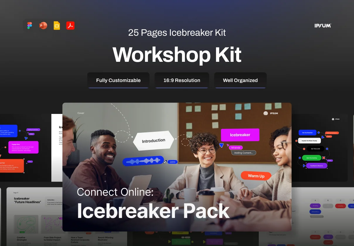 Workshop Icebreaker Kit Pitch Deck - Ipsum