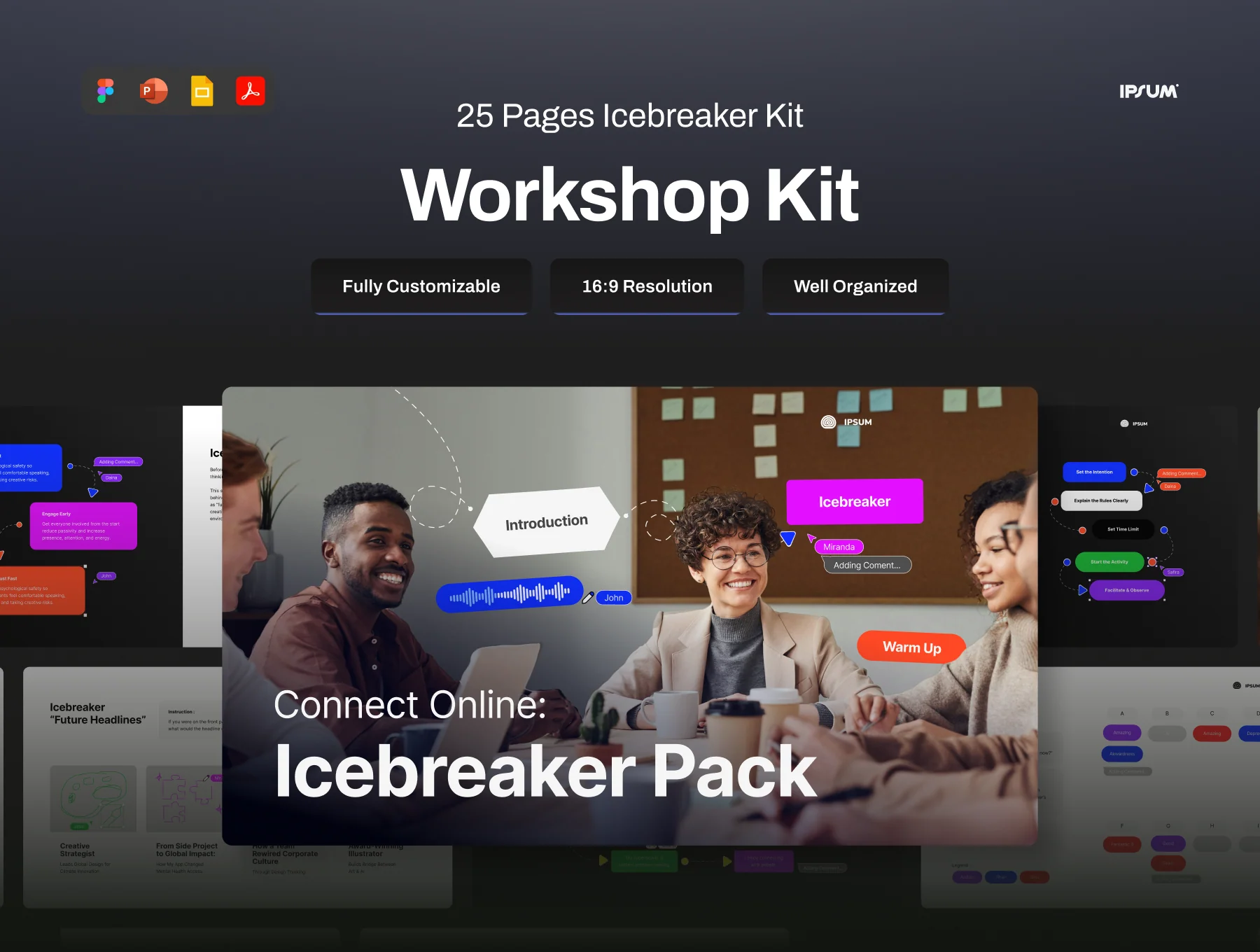 Workshop Icebreaker Kit Pitch Deck - Ipsum