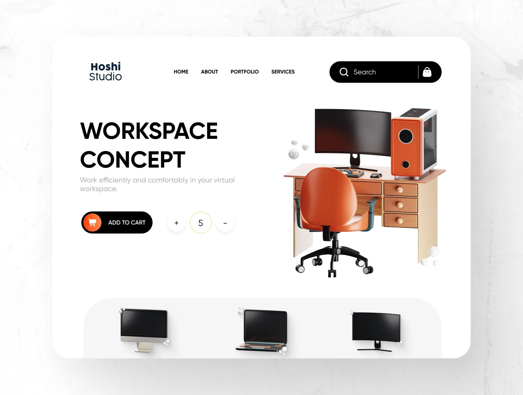 Workspace 3D Icon Set 5