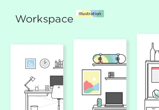 Workspace Illustration Kit