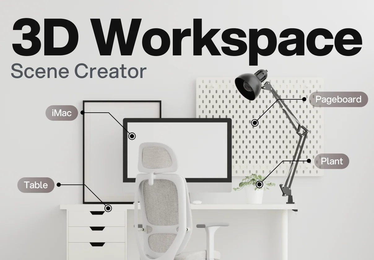 Workspacy - Semi-Realistic 3D Workspace Creator