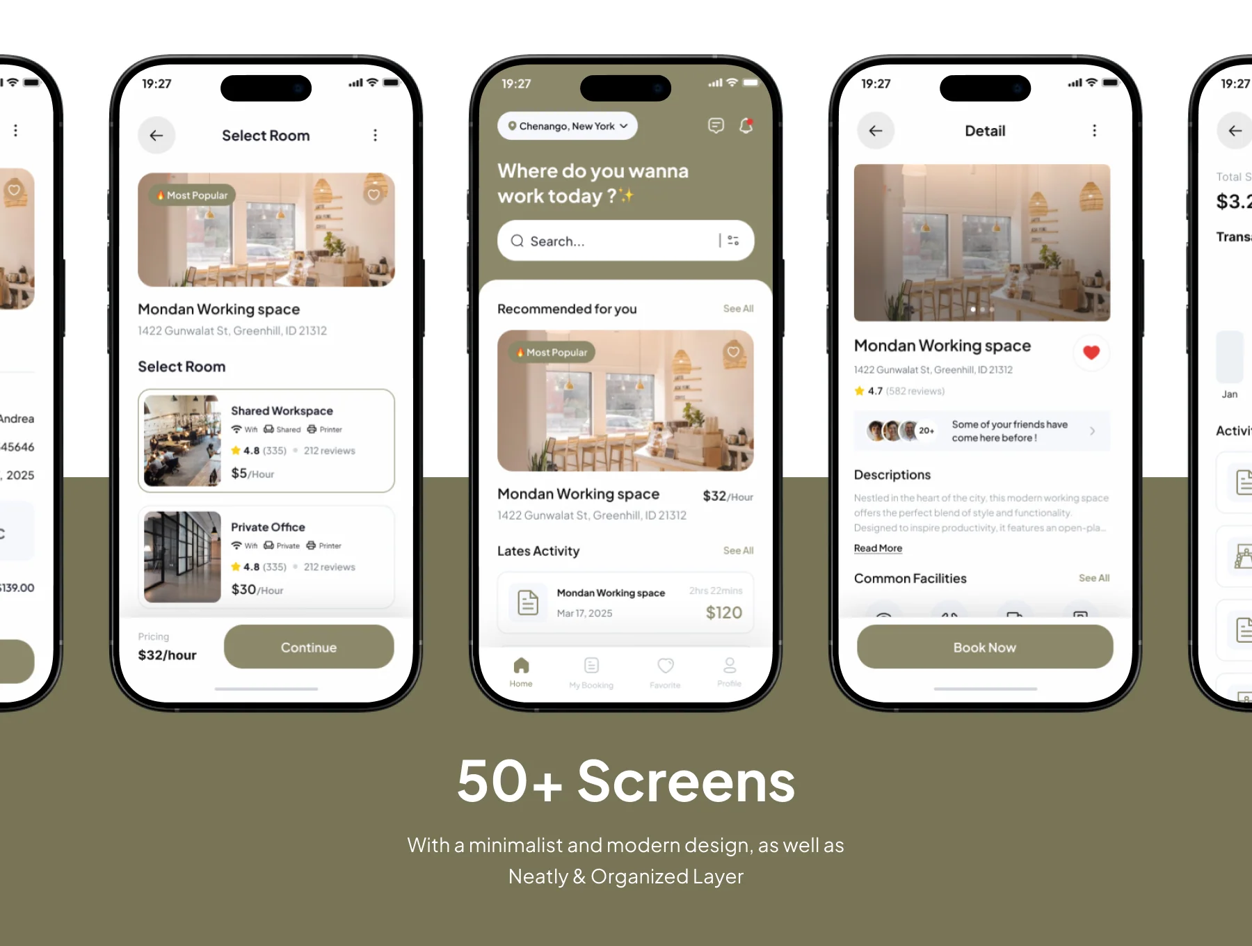 WorkSpot - Rent Working Space Premium UI KIts App 4