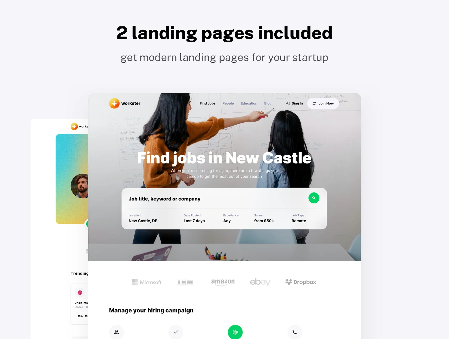 Workster - UI kit for Job Boards 8