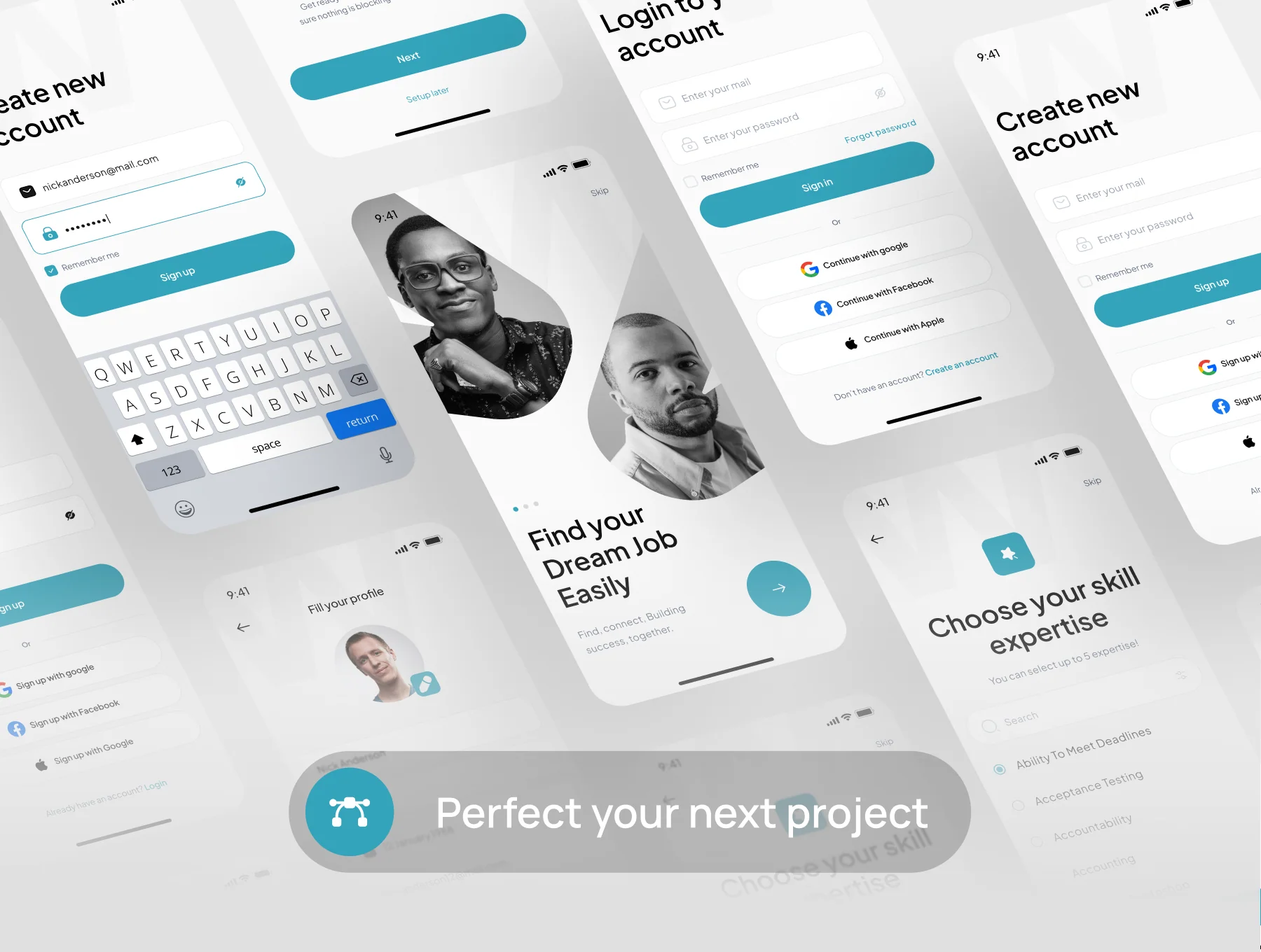 Workwide - Job Finder Apps UI KIT 4