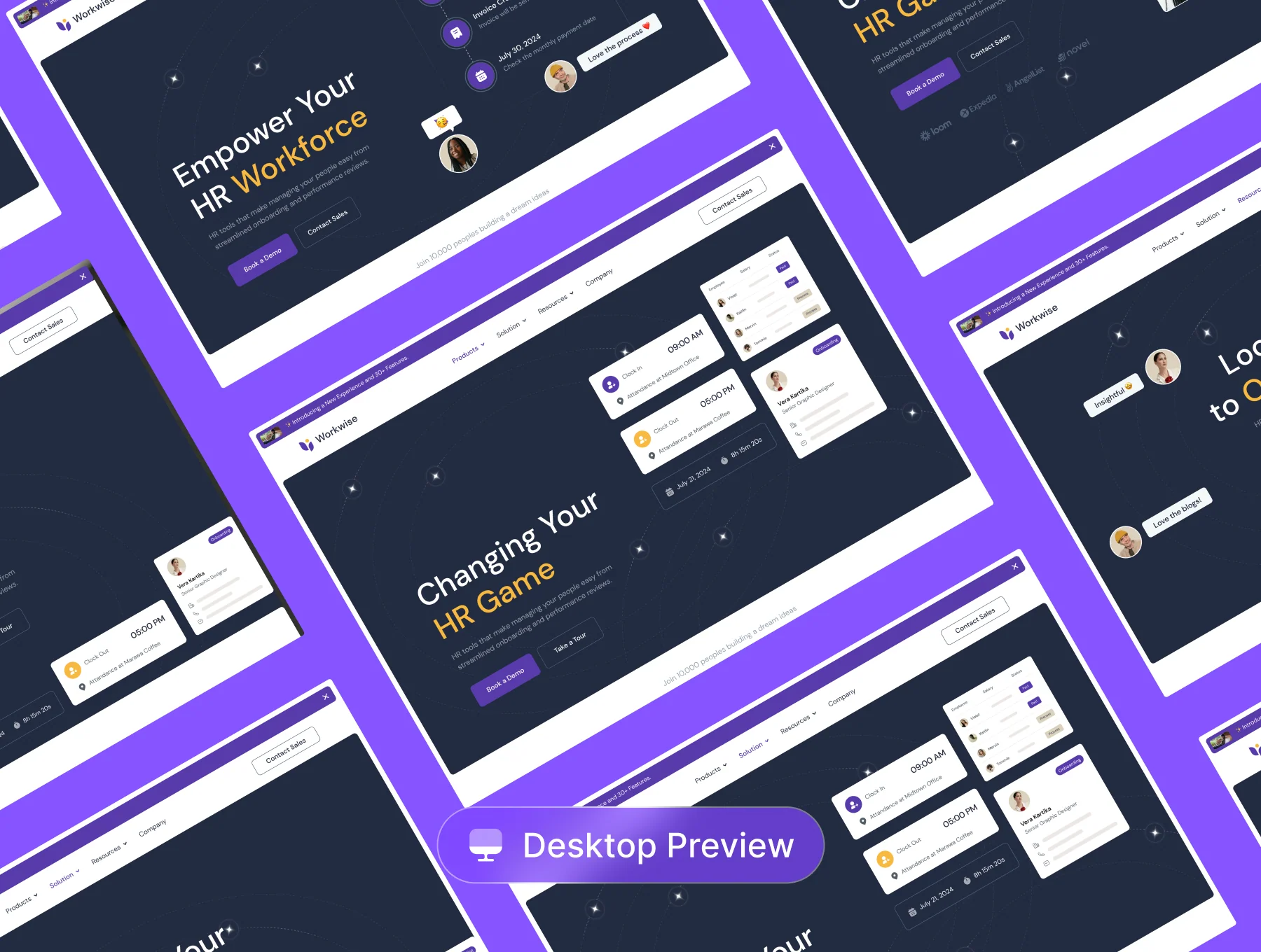 Workwise - HR Management UI Kit 5