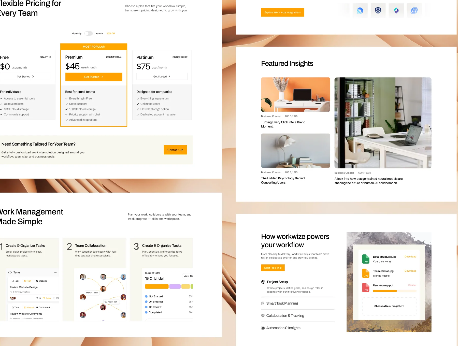 Workwize — Project Management Template 2