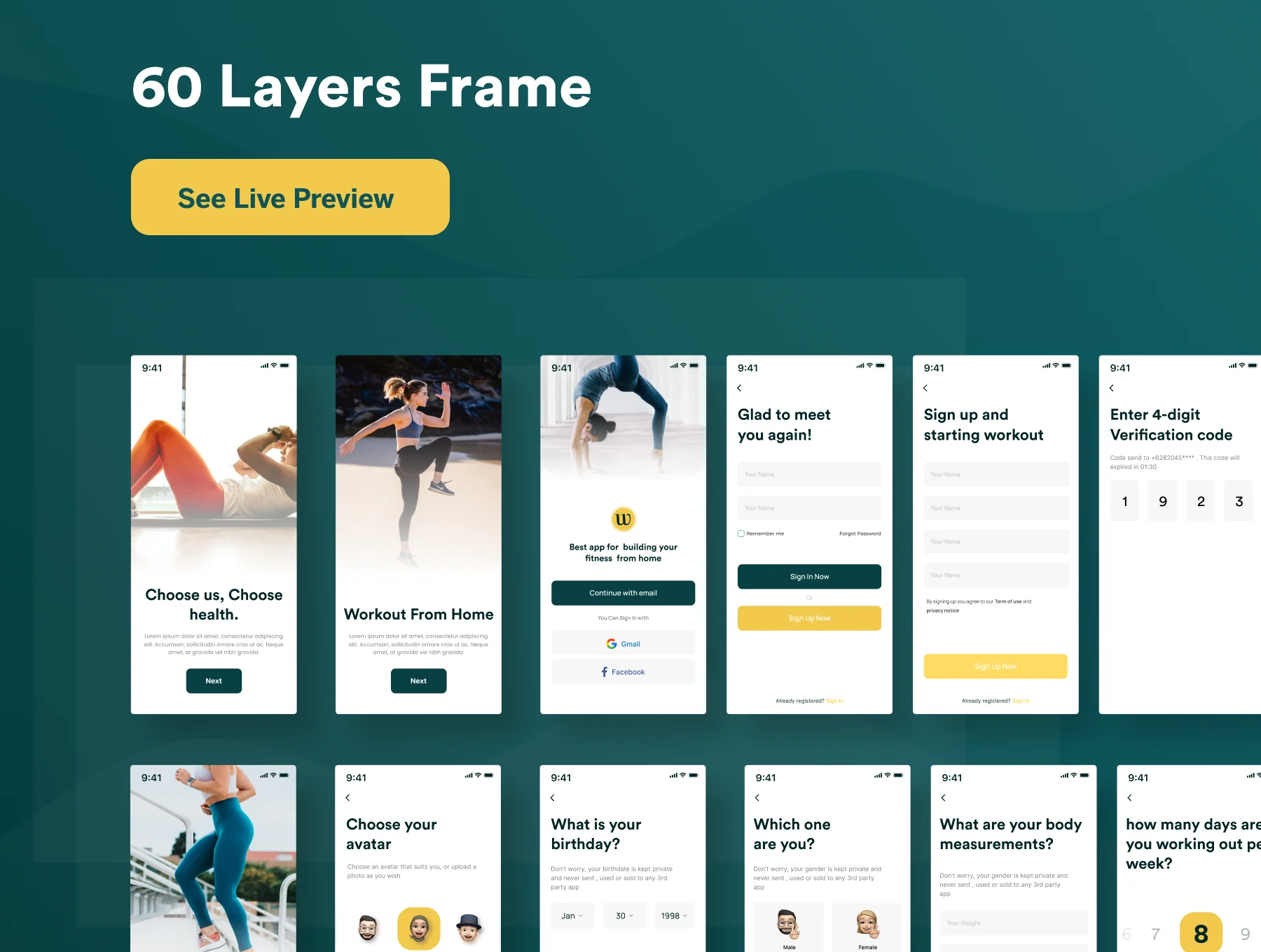 WorkyLife - Workout UI KIT 5