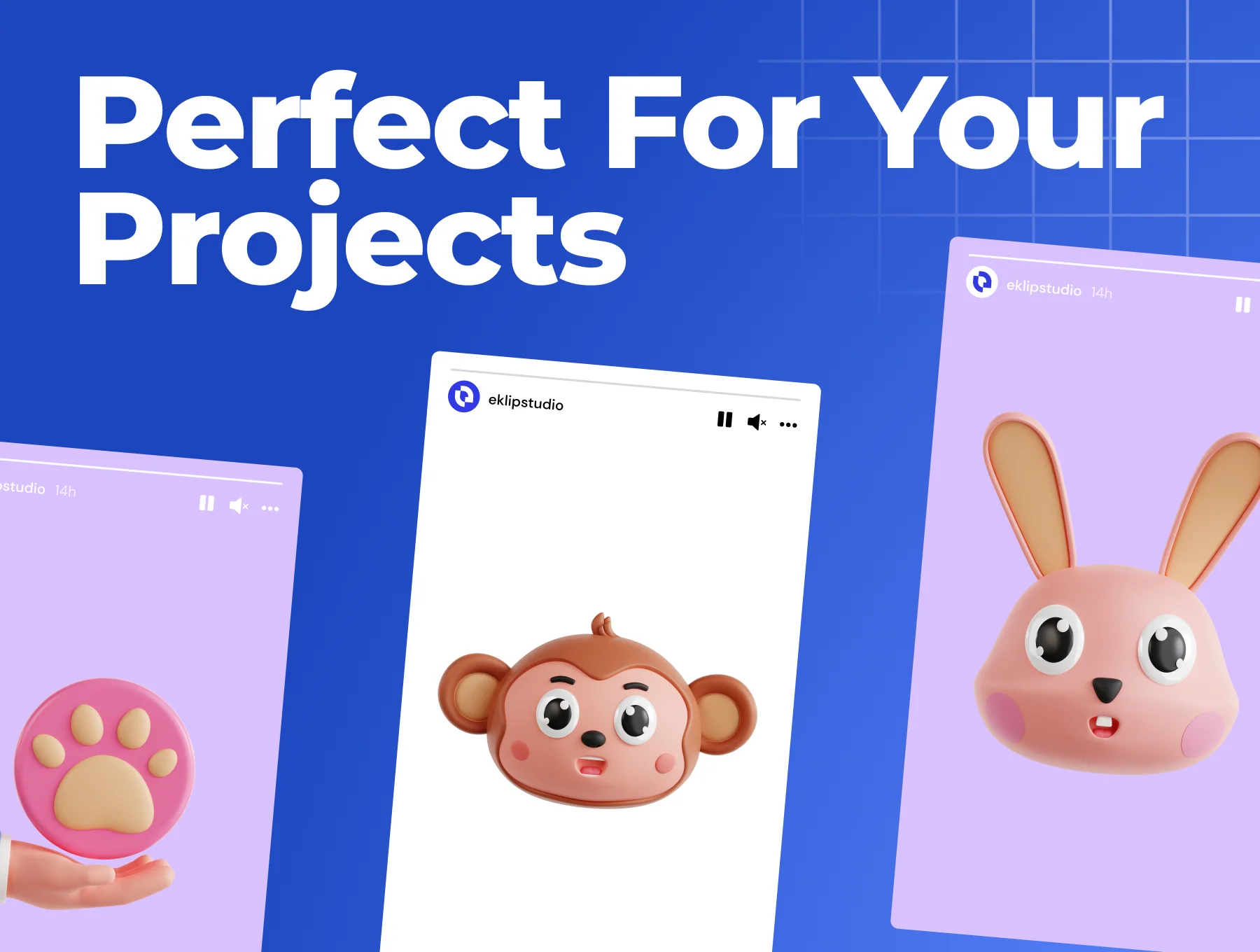 World Animal Day 3D Icon Set 3