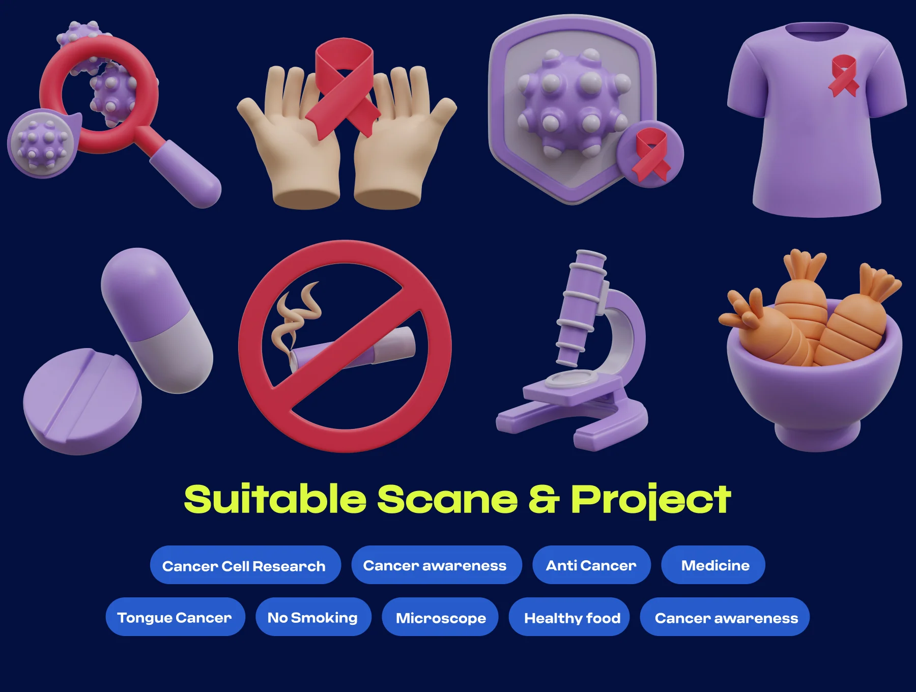 World Cancer Day 3D Icon 4