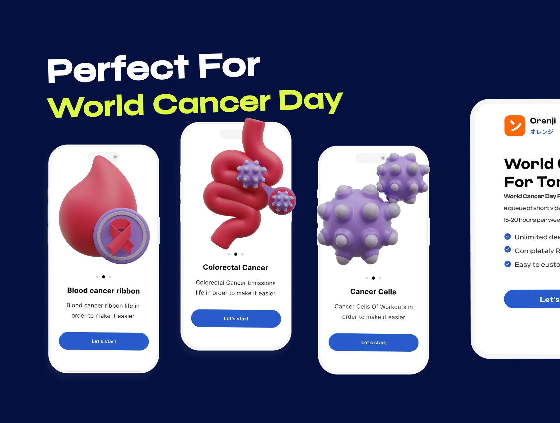 World Cancer Day 3D Icon 5