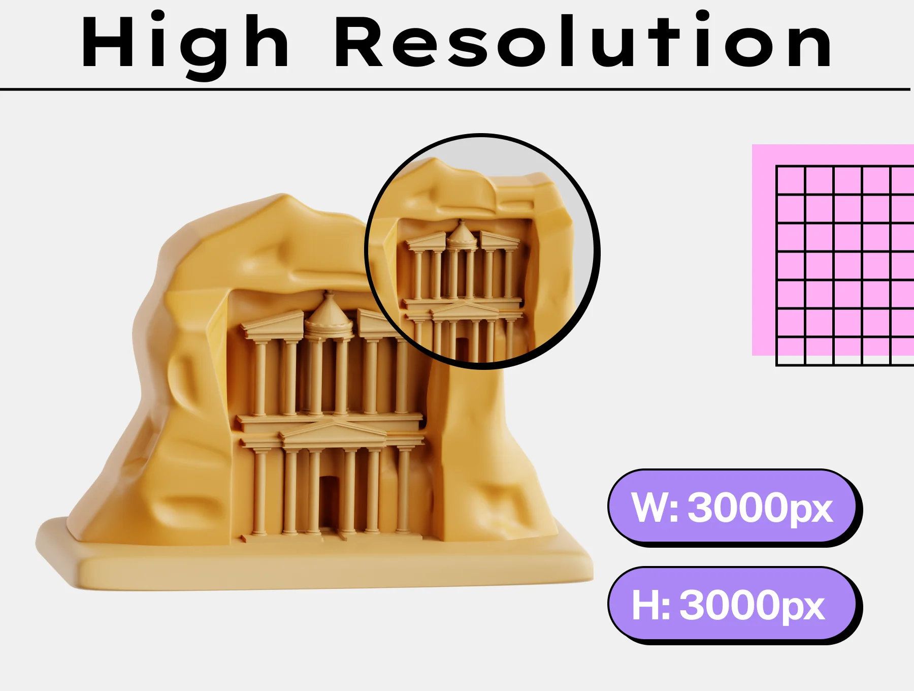 World Landmark 3D Icon Set 2