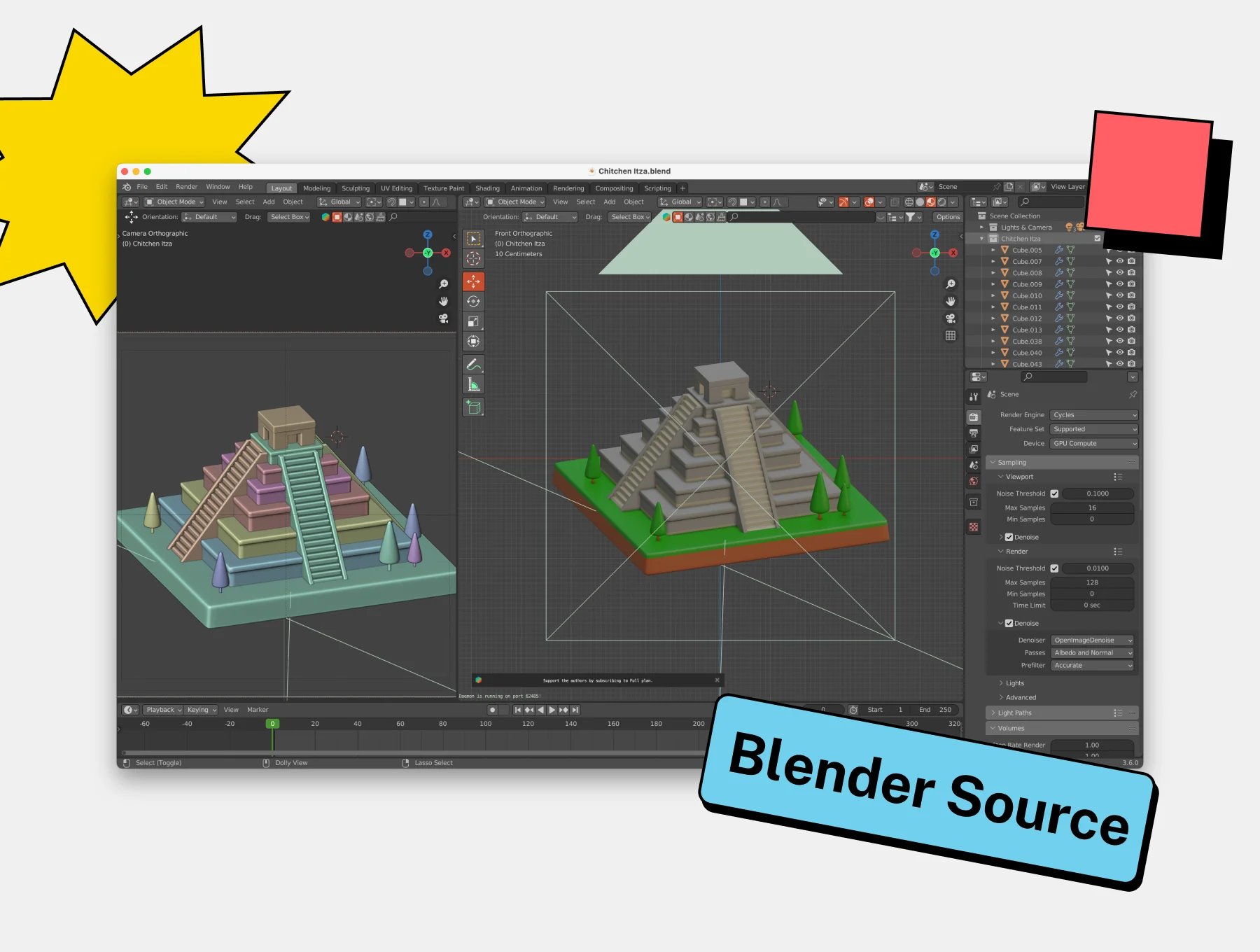 World Landmark 3D Icon Set 3