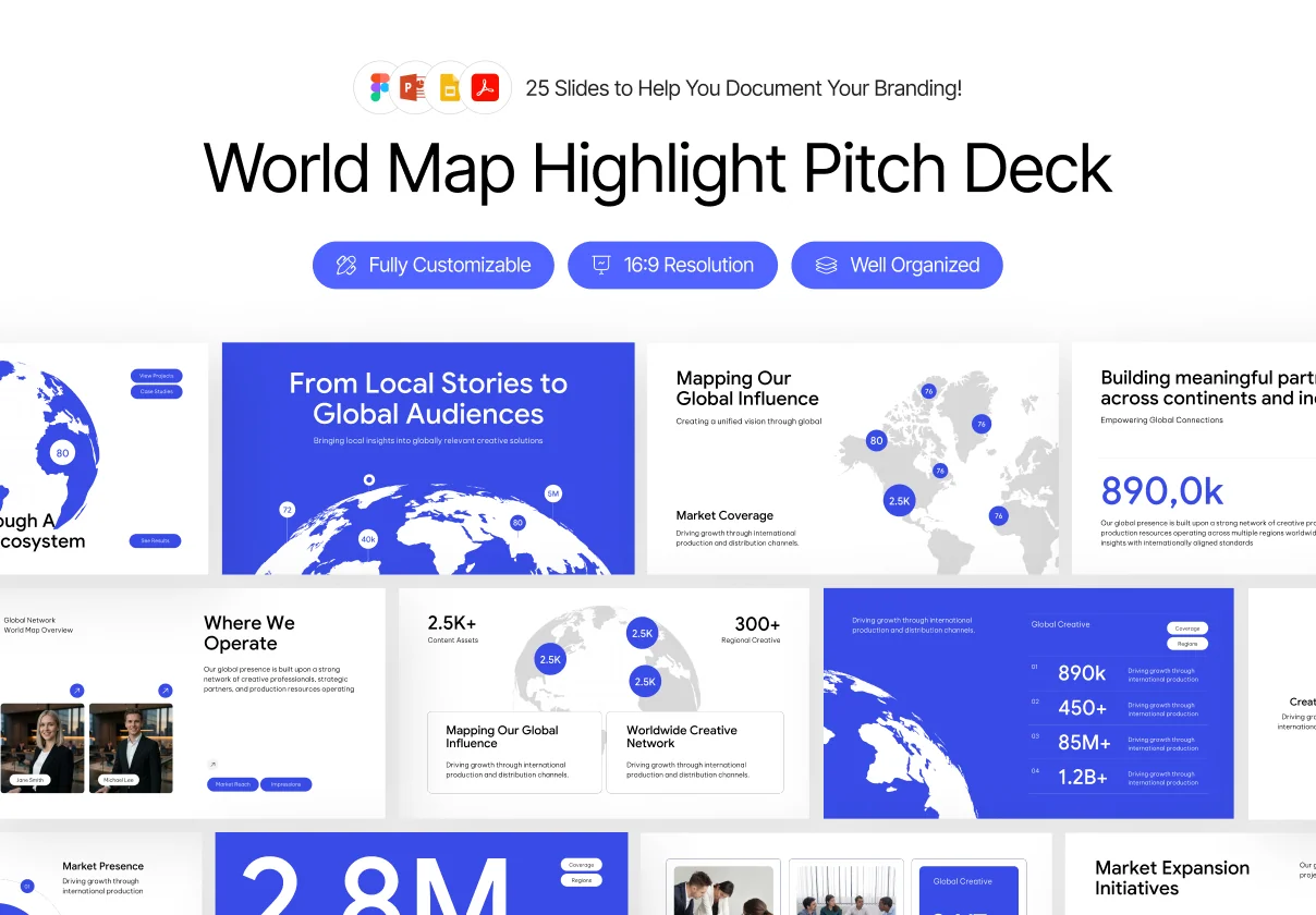 World Map Highlight PowerPoint