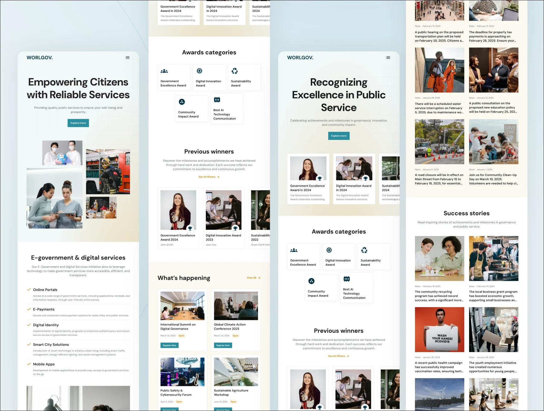 WorlGov - Institution & Organization Framer Website Kit 10