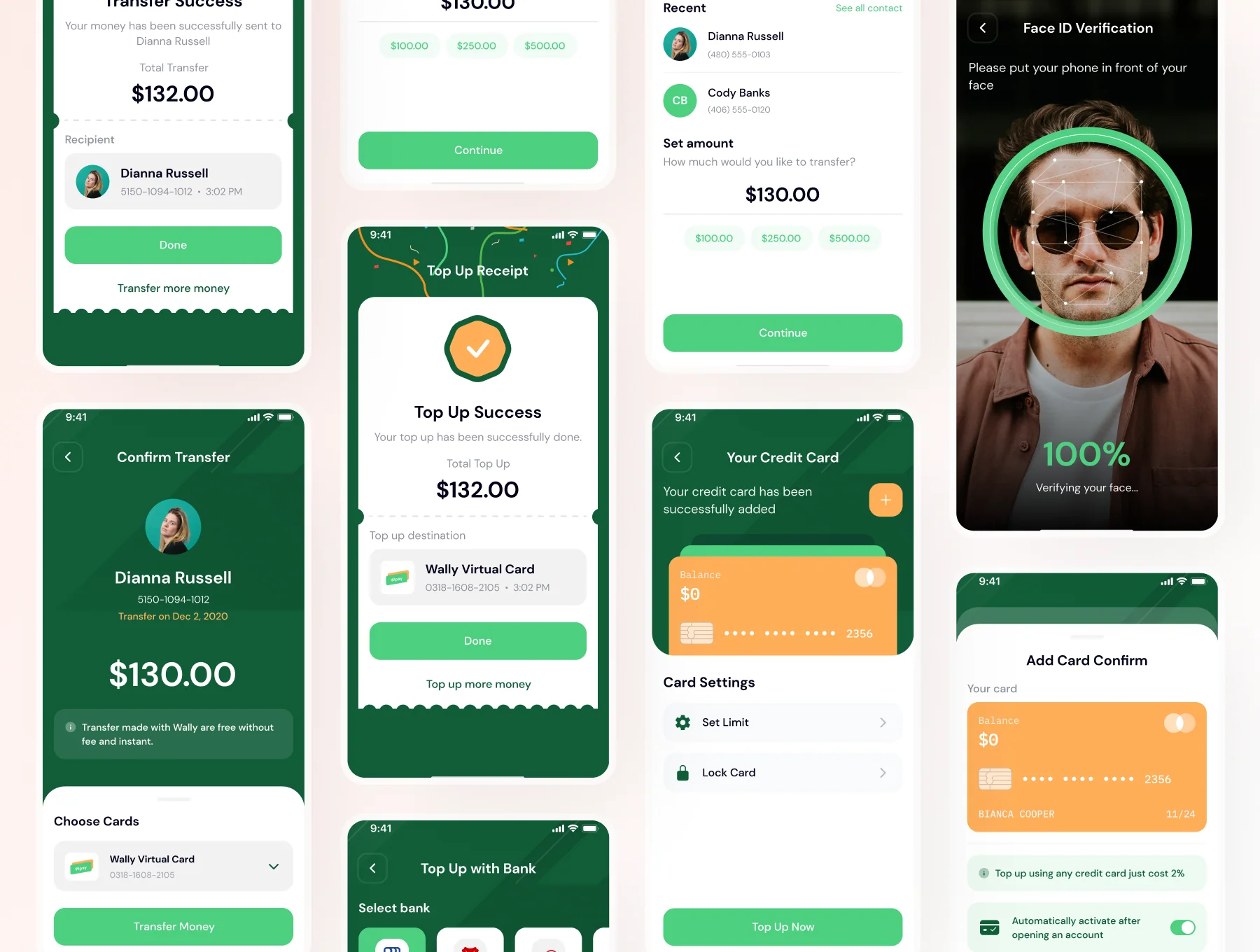 Wpay App - Modern E-wallet App UI Design Kit 6