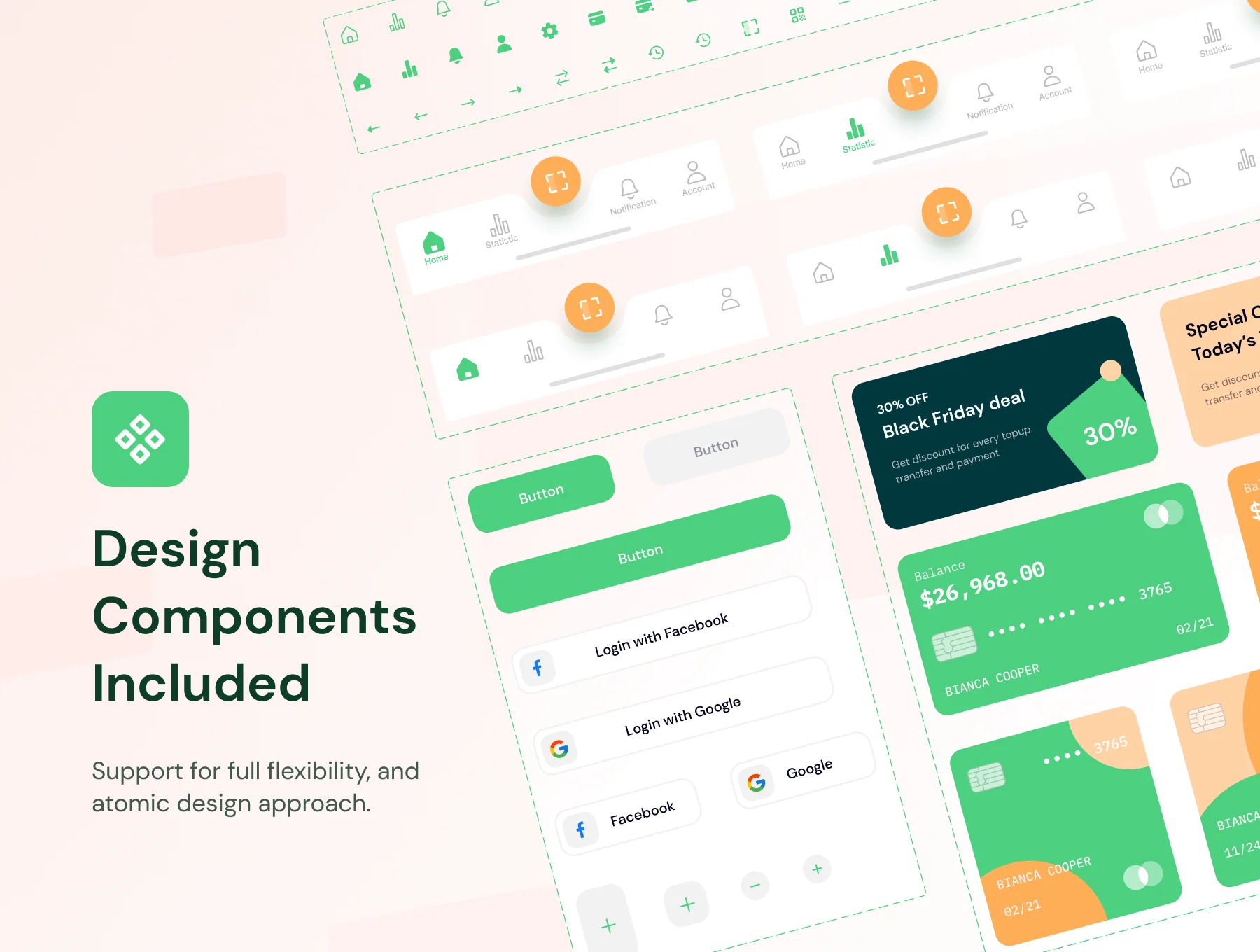 Wpay App - Modern E-wallet App UI Design Kit 7