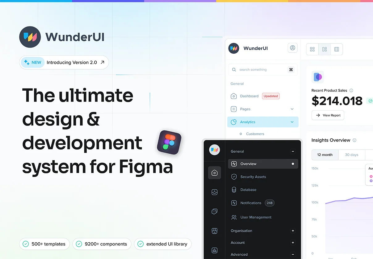 WunderUI - design system v. 2.0