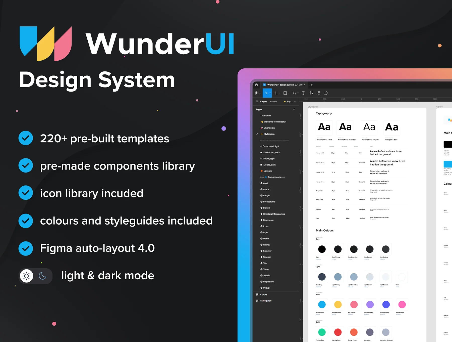 WunderUI - design system & UI Kit