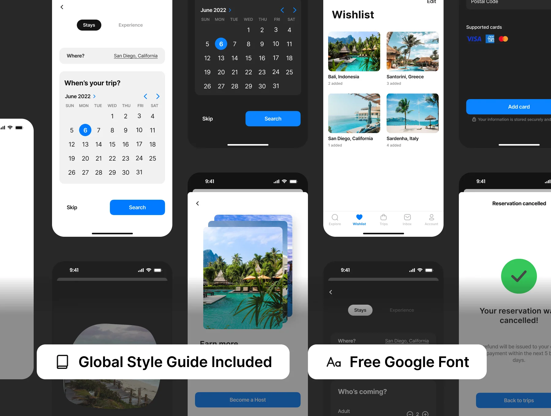 Wynd - Accommodation and Experiences Booking App UI Kit 6