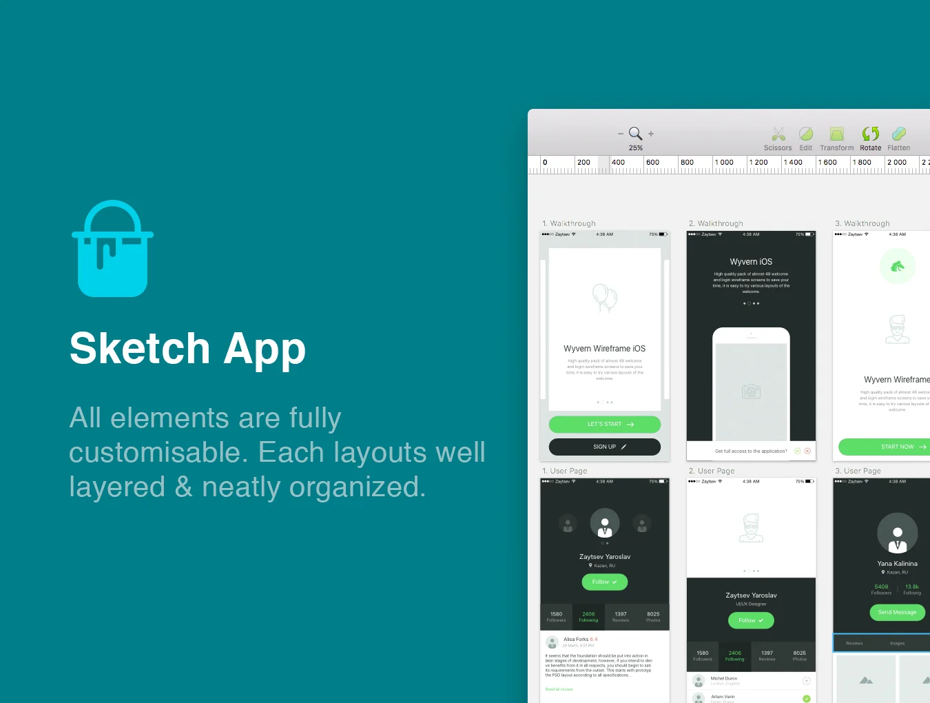 Wyvern iOS UI Kit 3