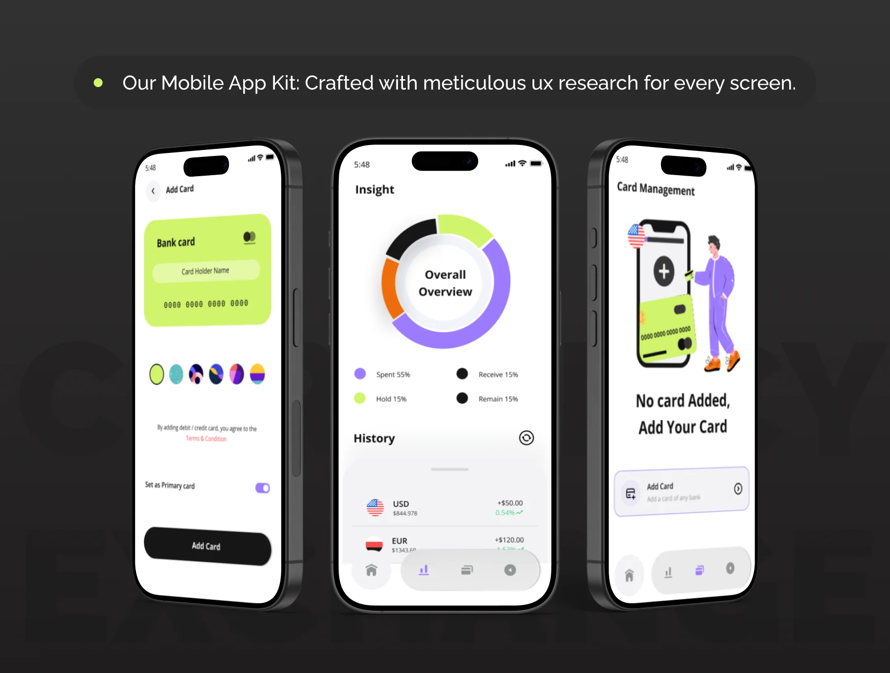 Xange currency exchange app light Ui kit 2