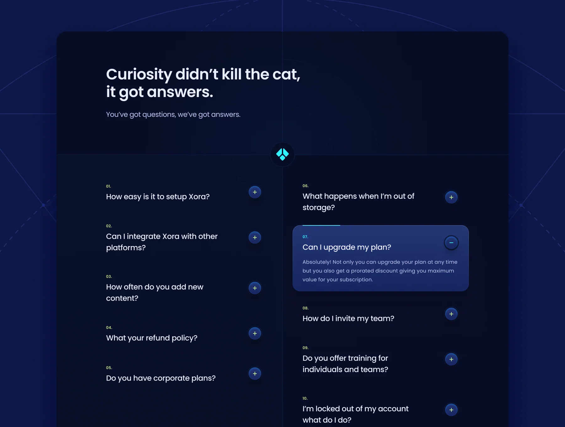 XORA - SaaS Landing Page Kit 5