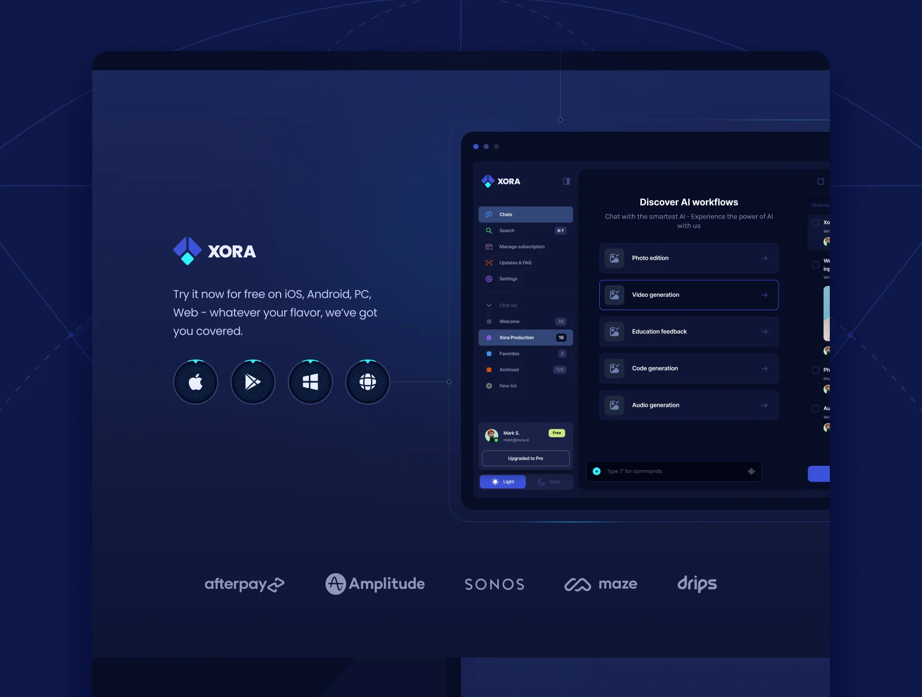 XORA - SaaS Landing Page Kit 7