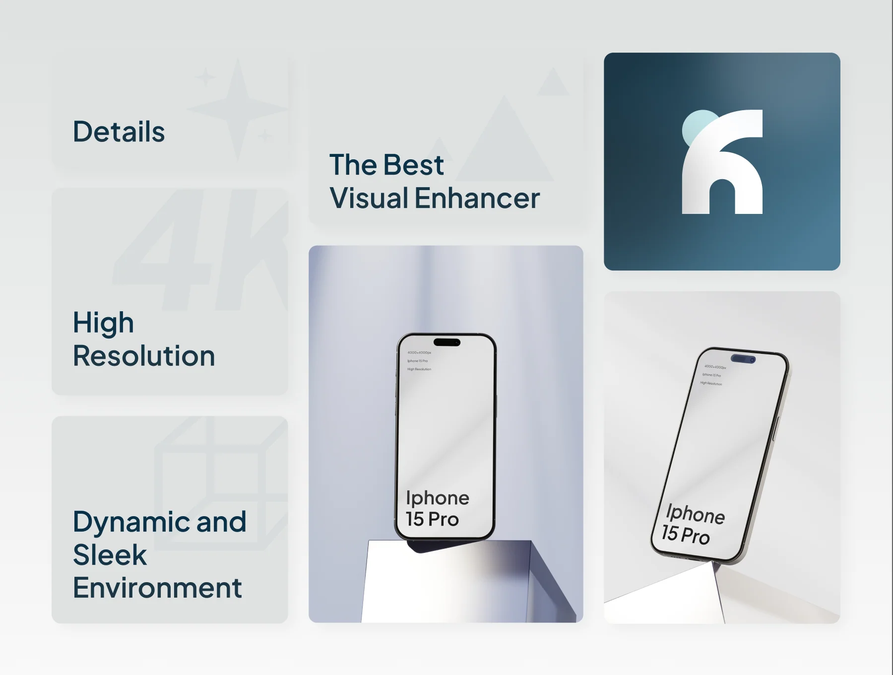 Xotac - iPhone 15 Pro Minimalist Mockups 4