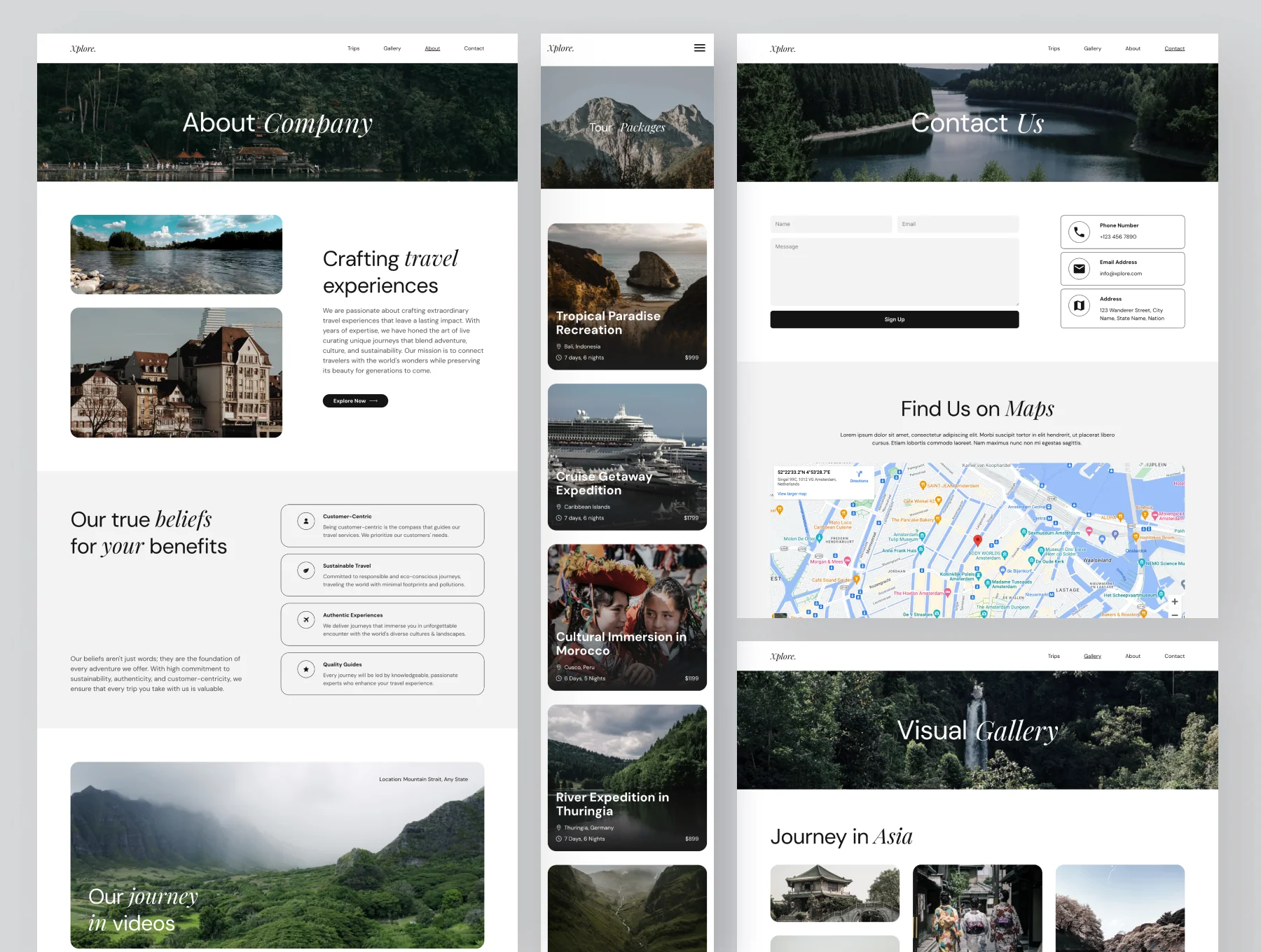 Xplore Travel Agency Website Framer Template 2