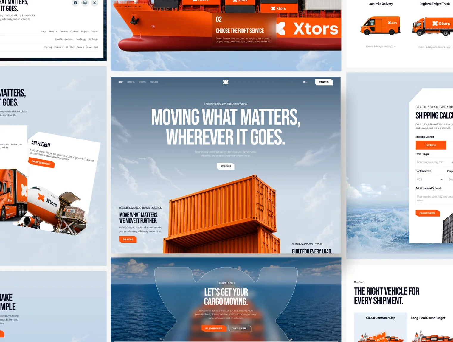 Xtors - Logistic & Shipping Landing Page 2