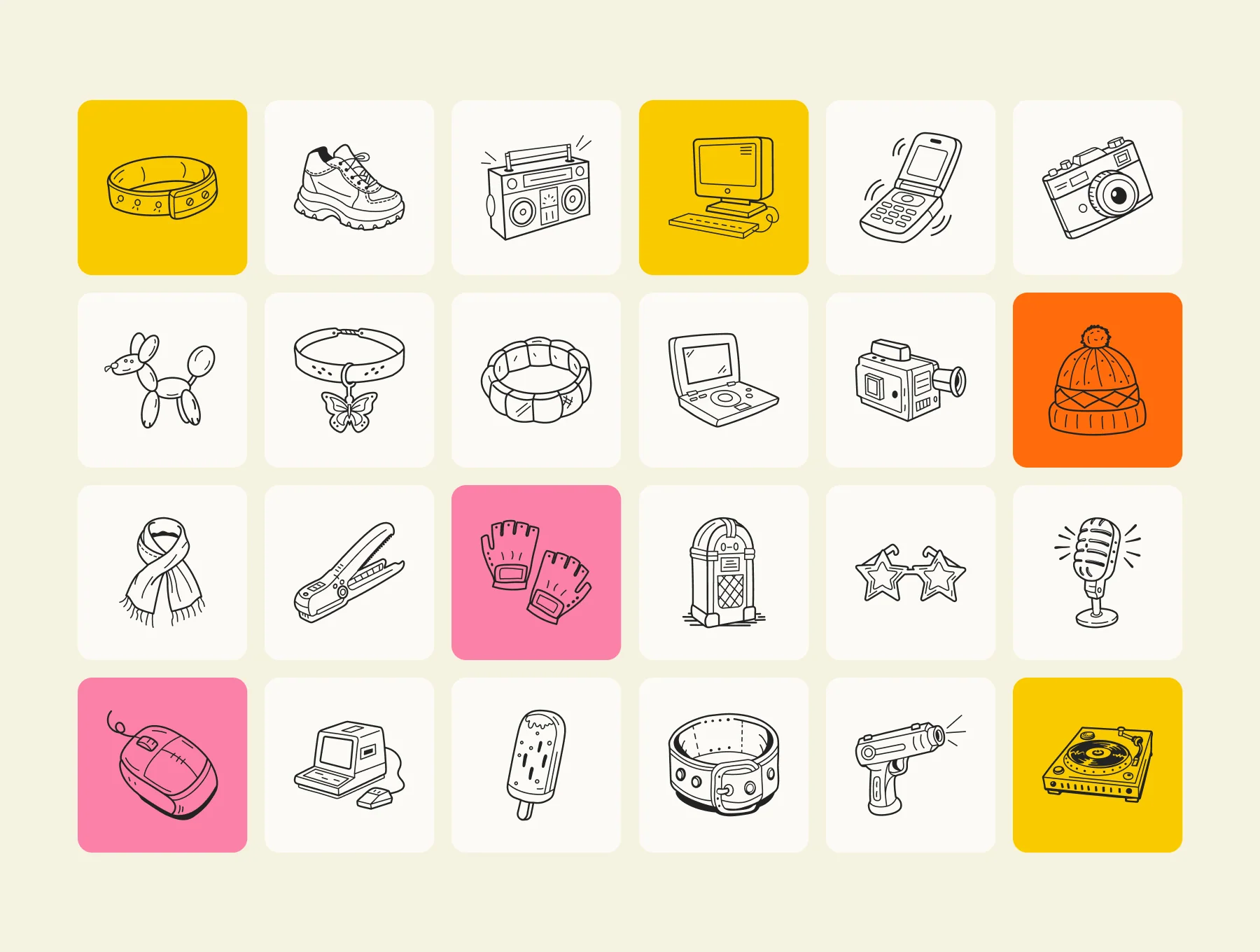 Y2k Doodles Set 2