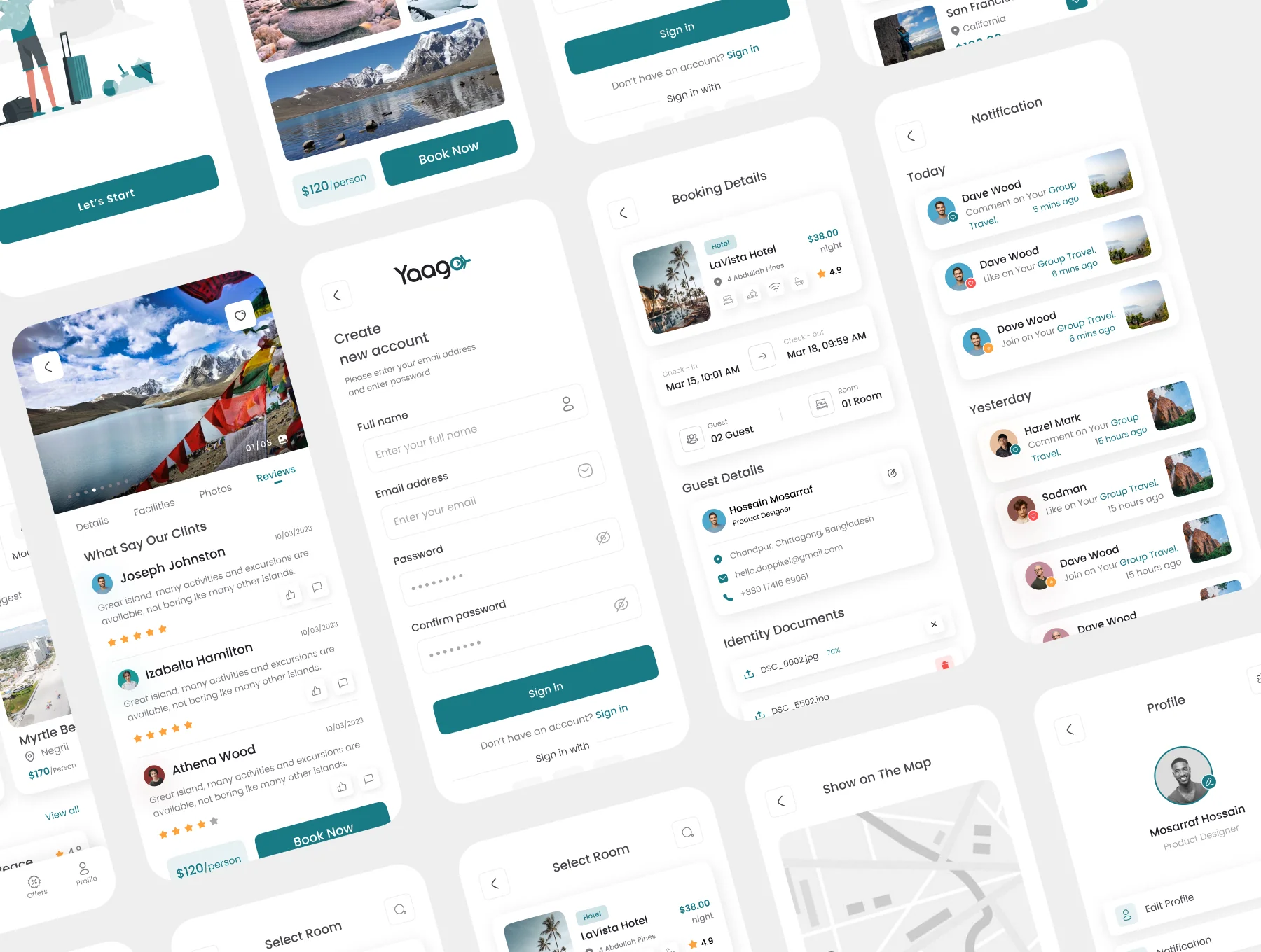 Yaago –Travel App UI Kit 6