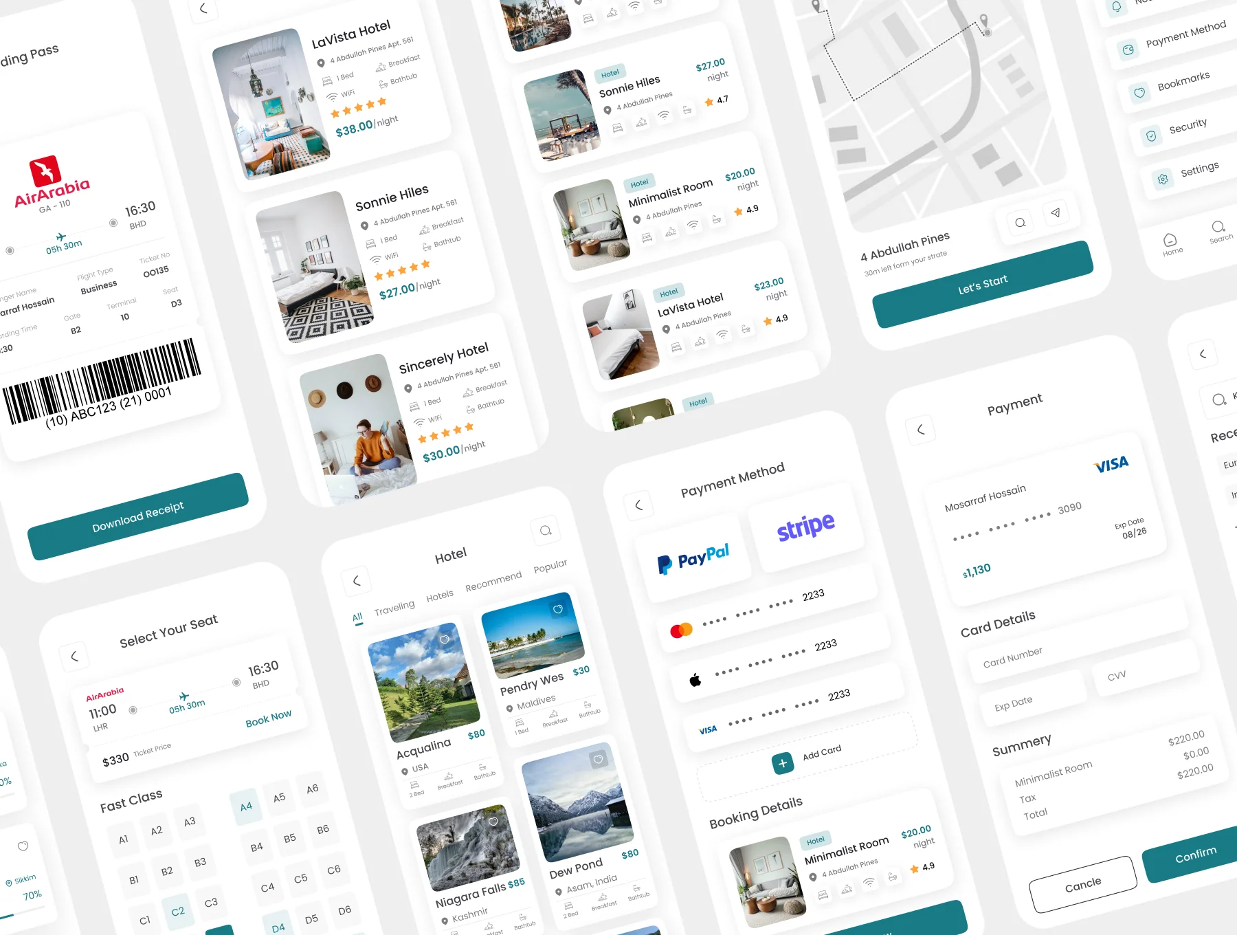 Yaago –Travel App UI Kit 8