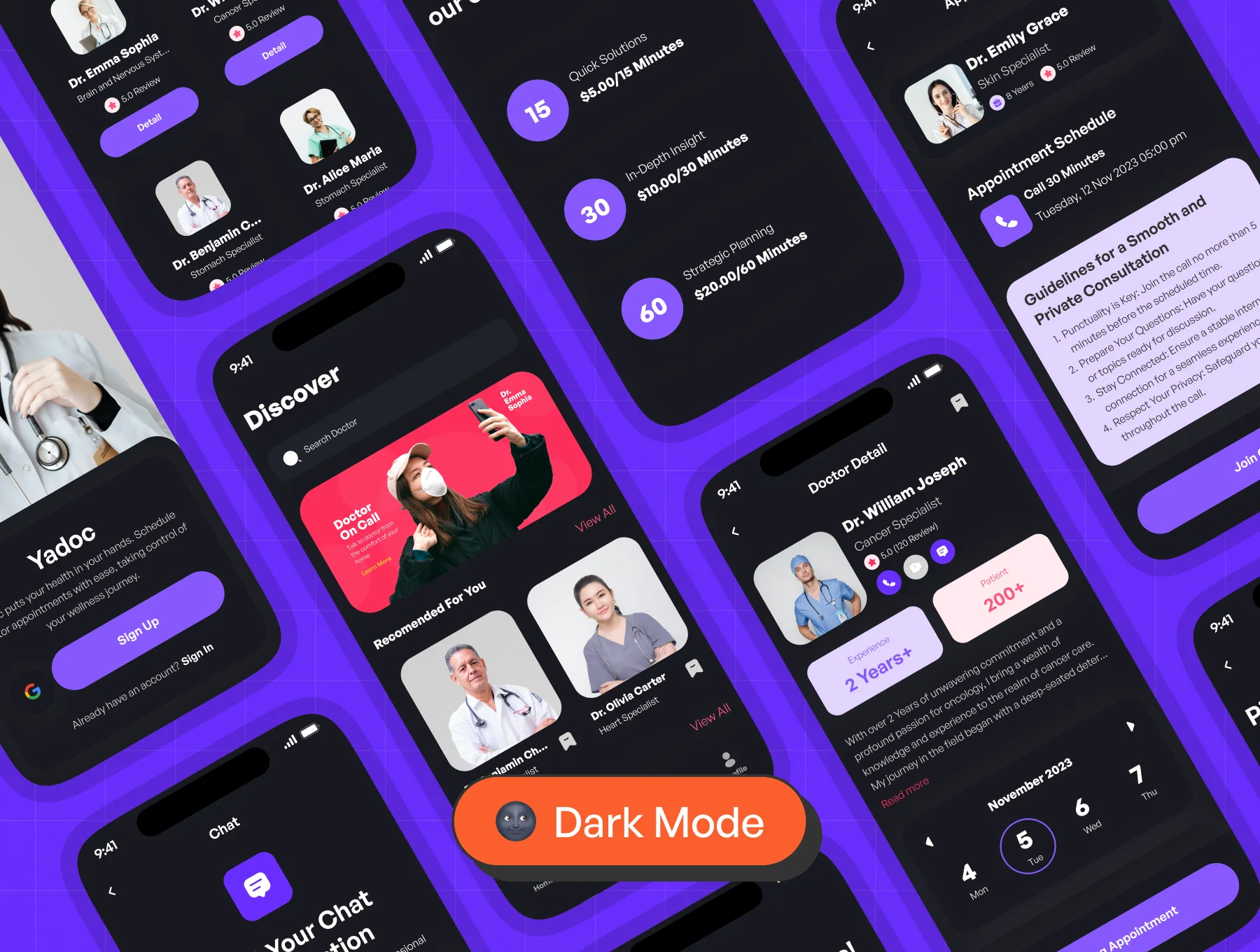 Yadoc - Doctor Appointment App UI KIT 6
