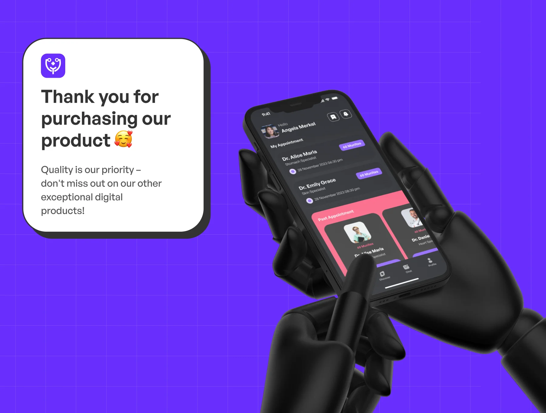 Yadoc - Doctor Appointment App UI KIT 8