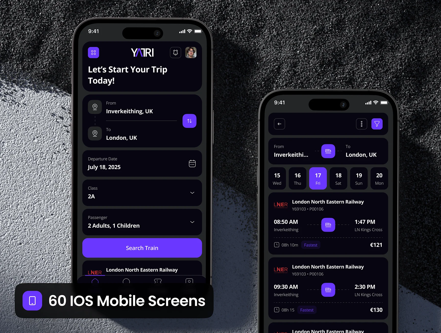 YATRI - Train Ticket Booking App UI Kit 9