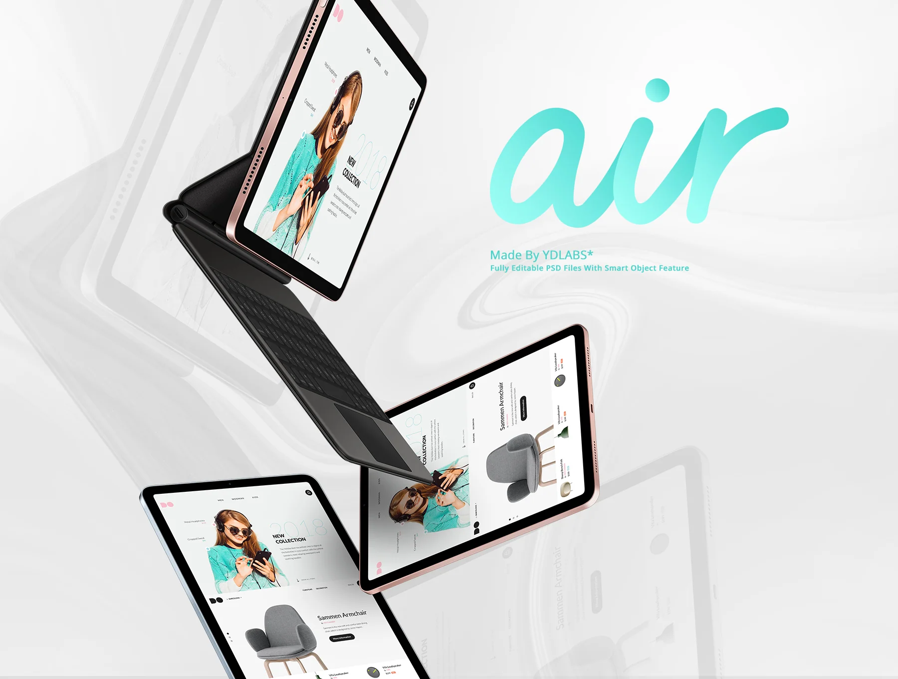 YDLabs Air Mockups