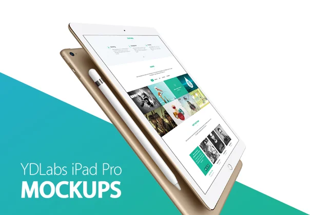 YDLabs iPad Pro Mockups 2