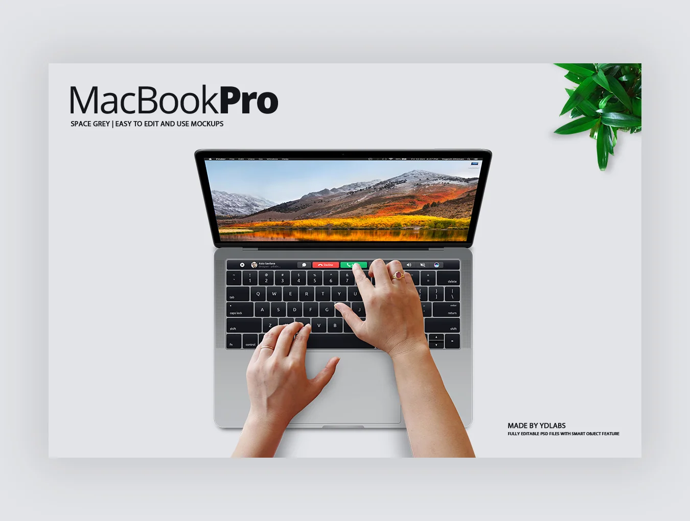 YDLabs MacBook Pro Mockups
