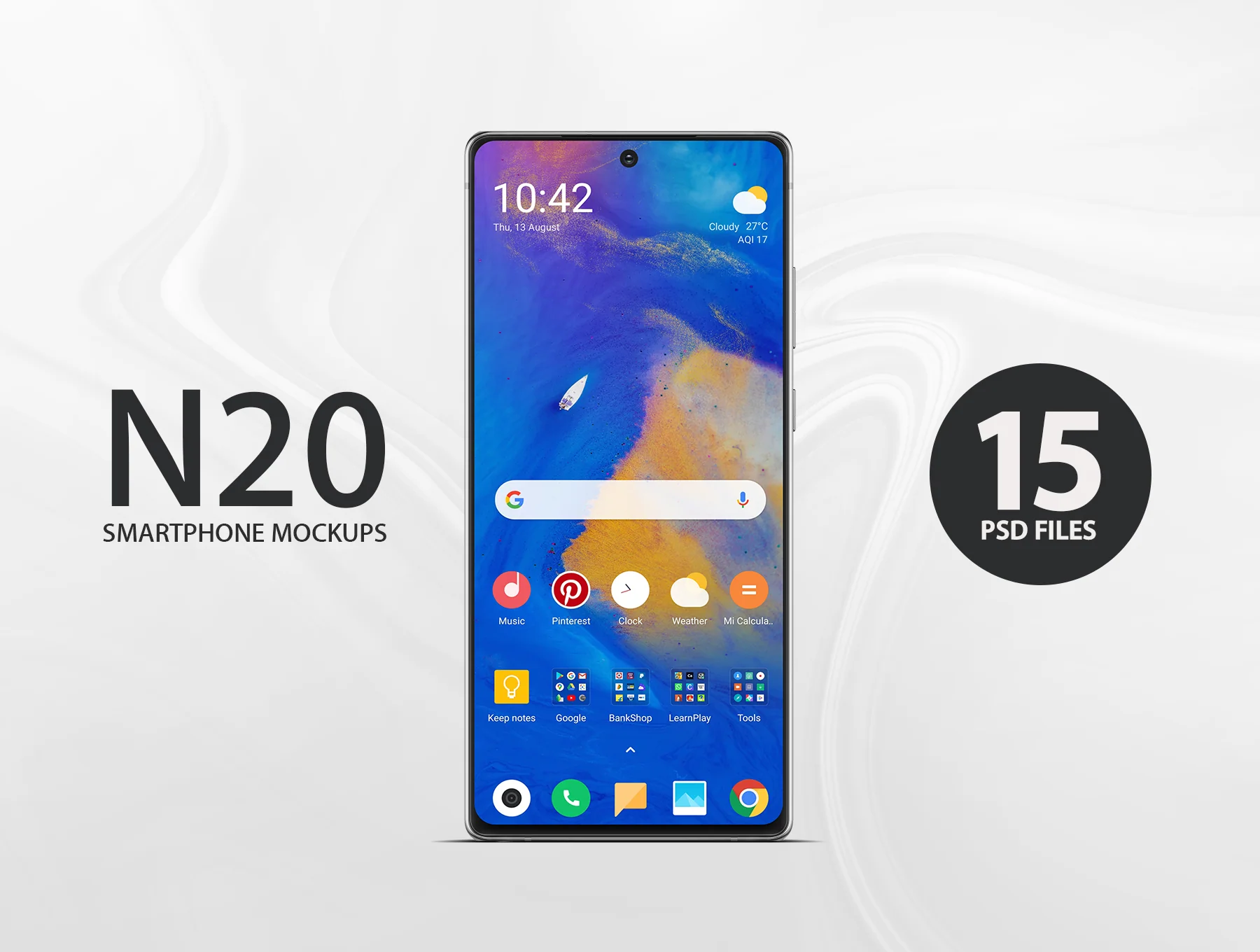 YDLabs Note 20 Mockups