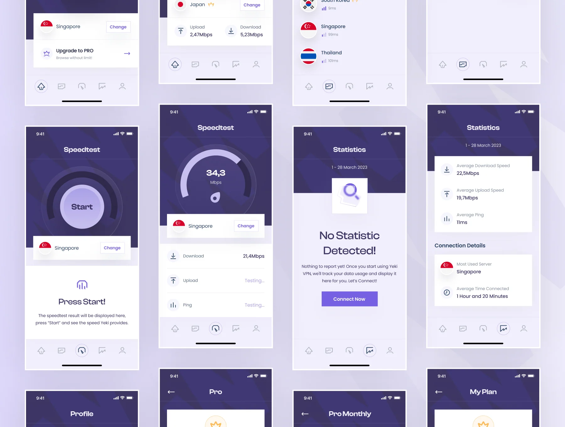 Yeki - VPN App UI Kit 7