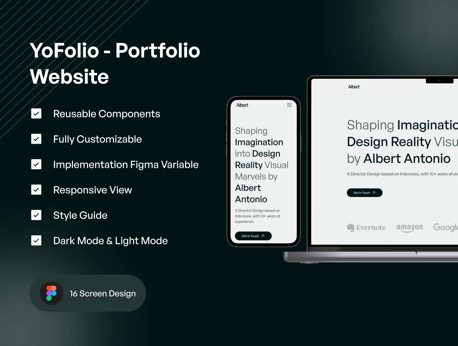 YoFolio - Portfolio Website